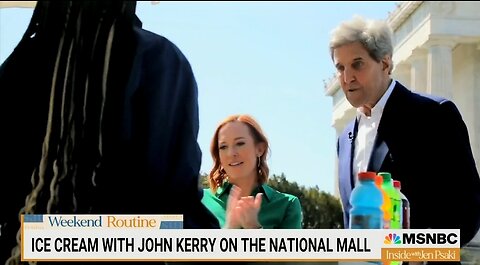 Hard Hitting Interview with Jen Psaki and John Kerry: Let's Get Ice Cream