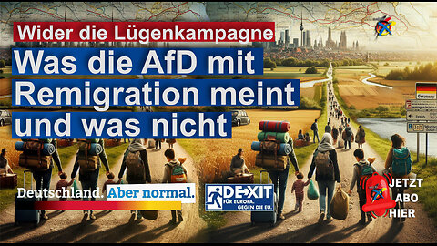 Marc Jongen: Wider die Lügenkampagne: Was die AfD mit Remigration meint und was nicht