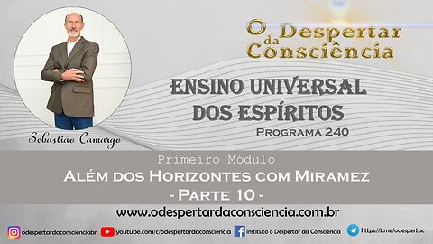 ENSINO UNIVERSAL DOS ESPÍRITOS PROGRAMA 240