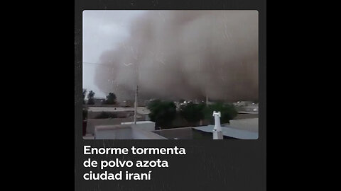 Tormenta de polvo cubre una ciudad iraní en la provincia de Sistán y Baluchistán