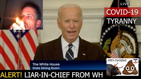 9/9/21 RESIDENT BIDEN MAKES COVID-19 DEMANDS WHILE HUNTER SMOKES CRACK