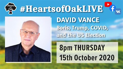 Livestream with David Vance 15.10.20