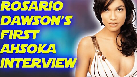 ROSARIO DAWSON'S FIRST INTERVIEW ABOUT AHSOKA!