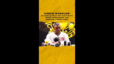 #vincestaples If labels told you the truth about streaming you wouldn’t need them. 🎥 @drinkchamps