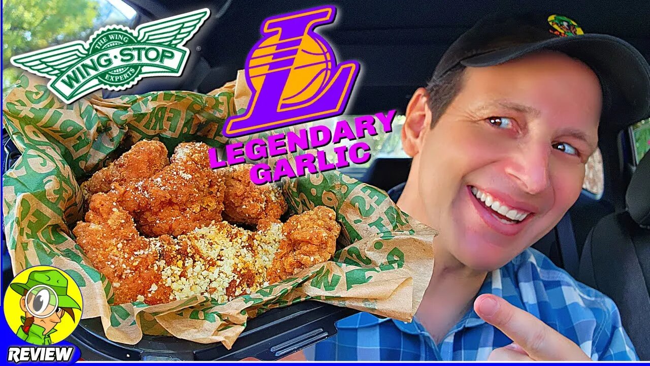 Wingstop® LAKERS LEGENDARY GARLIC BONELESS WINGS Review 🛩️🏀🚫🦴🐔 ⎮ Peep