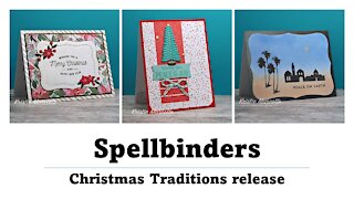 Spellbinders | Christmas Traditions 2021 release | 6 cards