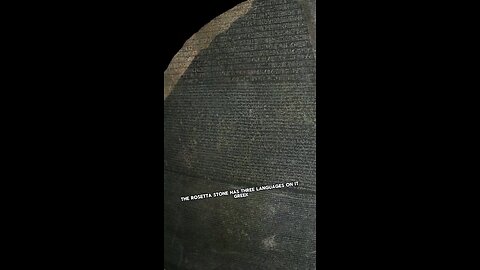 the Rosetta Stone / Ancient Egypt is still not understood #ancienthistory #ancientmystery