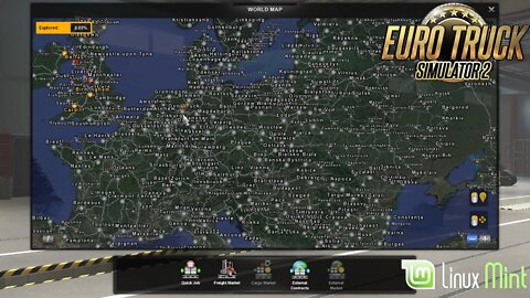 ***MUST SEE***EB's Eurasia Mega Map Build ETS2 1 37 on Linux Mint 19 3 XFCE