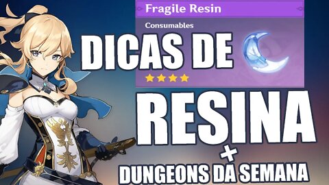 Dicas para Resina e Desafio Semanal - Genshin Impact