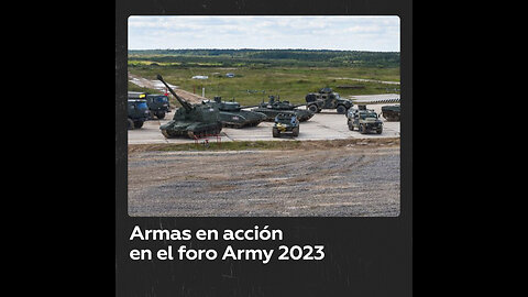 Impresionante exhibición de armas en el foro Army 2023 en la provincia de Moscú