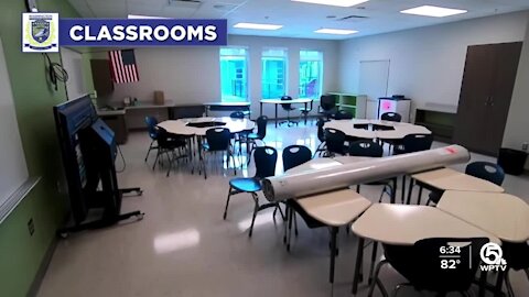 Students return to fully renovated Washington Elementary School in Riviera Beach