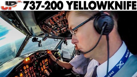 Piloting Boeing 737-200 from Yellowknife to Edmonton