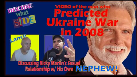 This Man Predicted Ukraine/Russia War in 2008 +PLUS: Ricky Martin Molesting His Nephew?? 🤢 07/18/22