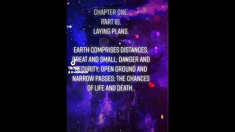 Sun Tsu The Art Of Way Chapter 1 Part 8 Laying Plans.