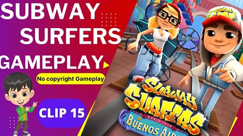 No Coin Challenge 😲 Subway Surfers 😲 No Copyright Gameplay 🏃‍♂ #subwaysurfers #gaming clip 15