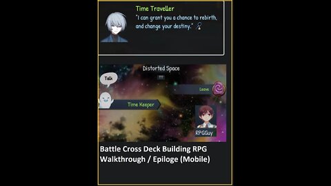 Battle Cross Deck Building RPG Walkthrough / Epiloge (Mobile)