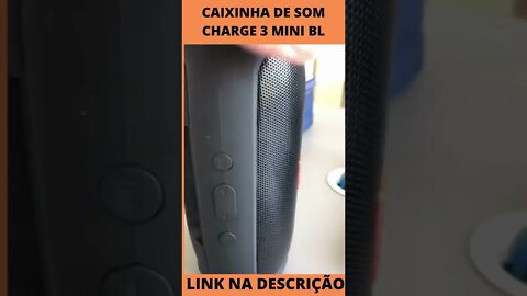 Caixinha De Som Charge 3 Mini Bluetooth Pen Drive SD Alto Falante Portátil