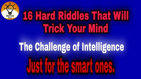 16 Hard Riddles That Will Trick Your Mind #shorts