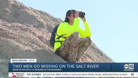 Family and friends continue to search for men missing near Salt River