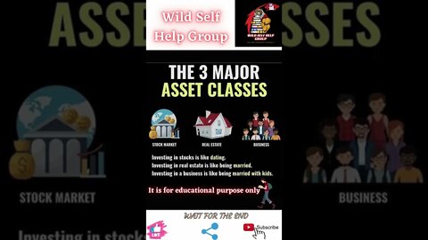 🔥3 major asset classes🔥#shorts🔥#wildselfhelpgroup🔥3 May 2022🔥