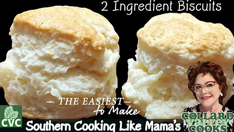 2 Ingredient Biscuits, Old Fashioned like MAMA's! YOU Can DO IT!