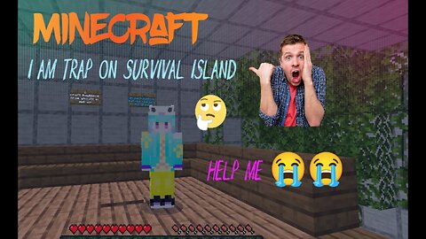 My Friend Trap Me in a survival Island part-1 || Minecraft MCPE in hindi #minecraftpe #trap