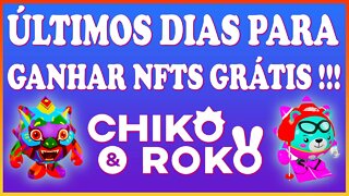 ÚLTIMOS DIAS PARA GANHAR NFTS GRATUÍTOS !!!