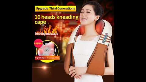 naipo shiatsu back and neck massager | best neck and shoulder massager