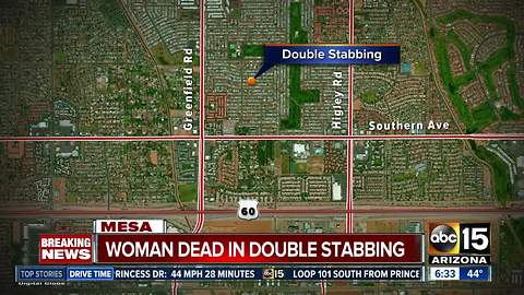 Woman found dead after man calls Mesa police saying he stabbed wife, himself