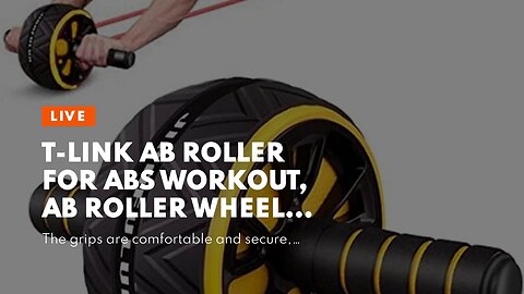 T-link Ab Roller for Abs Workout, Ab Roller Wheel Exercise Equipment for Core Workout, Ab Wheel...