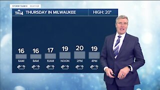 Scattered flurries, light snow on Thursday