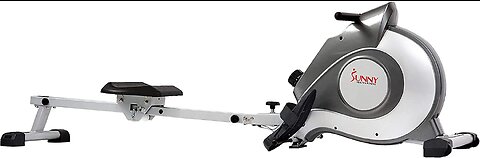 Sunny Health & Fitness Magnetic Rowing Machine Rower with LCD Monitor