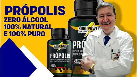 PRÓPOLIS SEM ÁLCOOL Marrom amarelo verde e vermelho. Benefícios incríveis para a saúde perfeita!