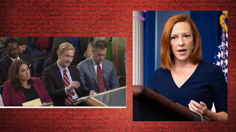 Jen Psaki snaps at reporter's question about censoring social media posts