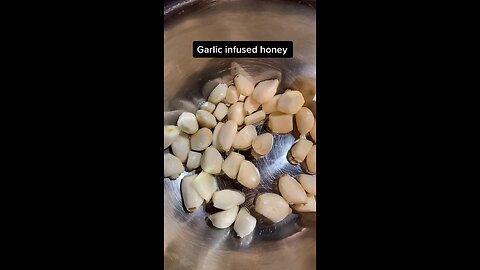 Garlic infused Honey