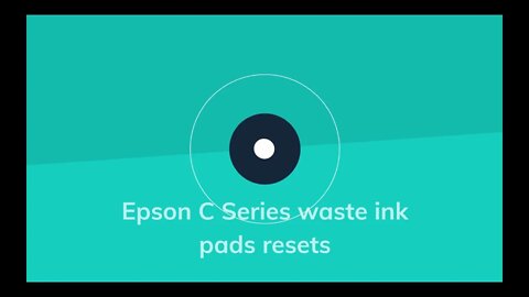 Epson C Series Waste Ink Pads Error