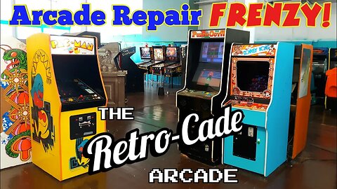 Arcade Repair FRENZY! Prepping The Retro-Cade for The Grand Re-Opening