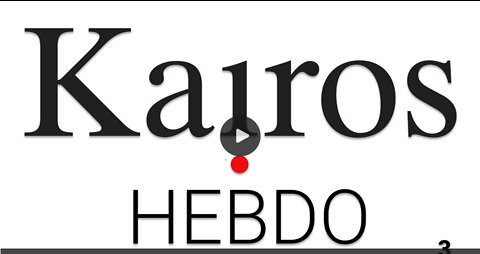 Kairos Hebdo 3 - Kairos