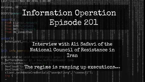 Information Operation - Ali Safavi - National Council Of Resistance In Iran 12/7/23