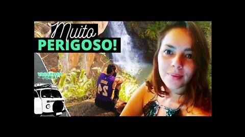 Essa cidade fica às margens de um Canyon! - Casal nômade conhecendo o BR morando na kombi NONOAI/RS