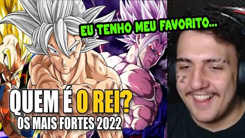 TOP 11 MAIS FORTES DE DRAGON BALL (2022) | Sociedade Z React