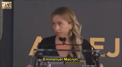 Italian First Prime Minister , Georgia Meloni accused French Preside Emmanuel Macron