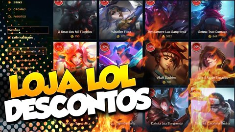 LOJA DO LOL - PROMOÇÕES DE ATÉ 60% - 26/10/2020 // YASUO CHEFÃO