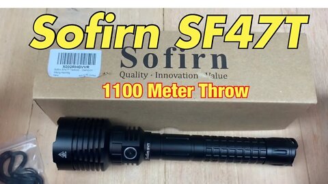 Sofirn SF47T 1500 Lumens 1100 meter distance /limited time offer discount code below