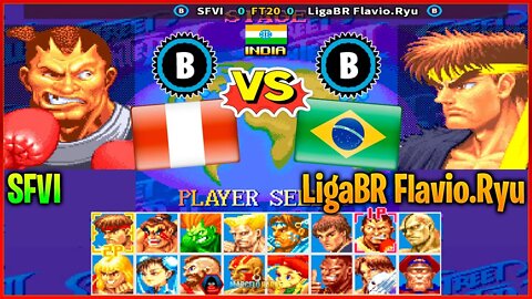 Super Street Fighter II X (SFVI Vs. LigaBR Flavio.Ryu) [Peru Vs. Brazil]