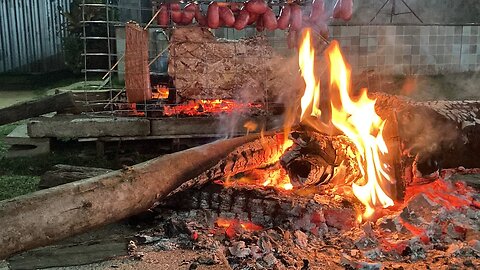 Como fazer costela no fogo de chão