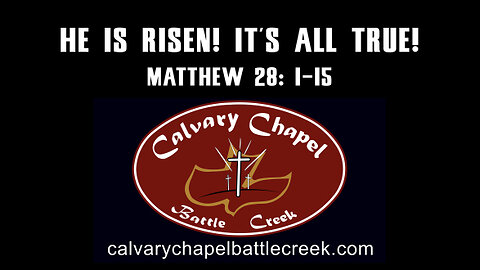 March 31, 2024 - HE IS RISEN! It's All True!