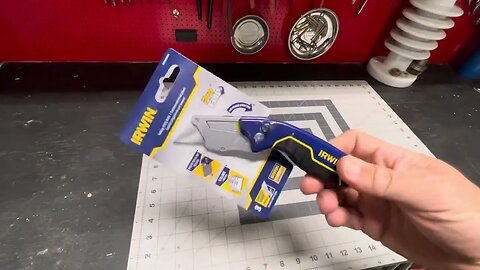 IRWIN Pro Flip Utility Knife. A Milwaukee Fast Back Killer???? (unboxing)