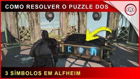 God of war, Como resolver o puzzle dos 3 símbolos em Alfheim | Super dica