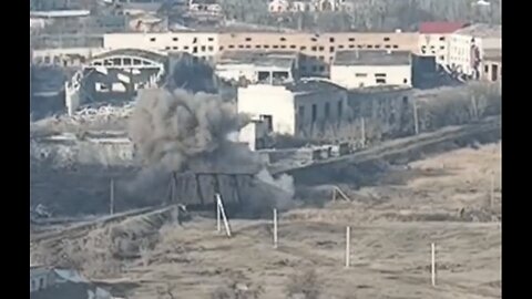 UKraine Destroys Bridge In Bakhmut As They Evacuate